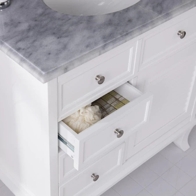 Single Sink Vanities: White Vanity Sink