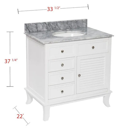 Single Sink Vanities: White Vanity Sink