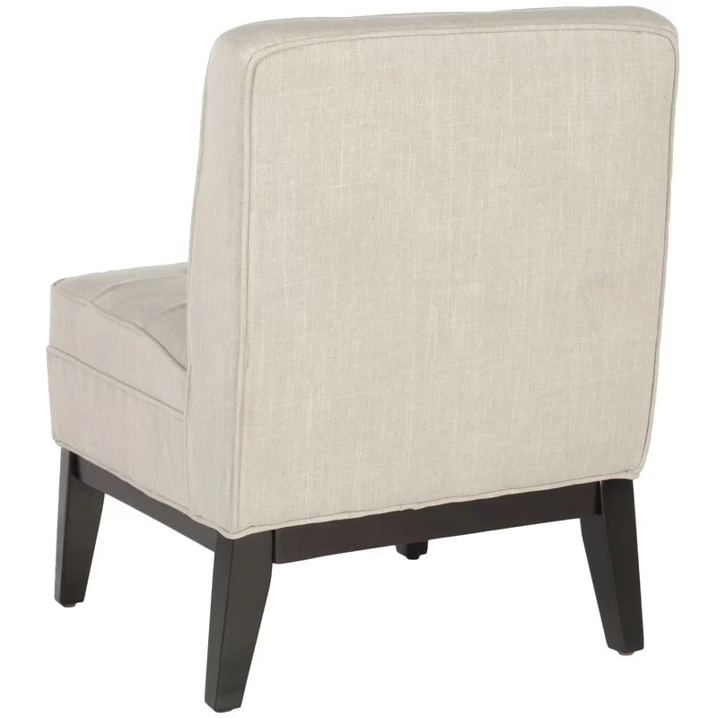 Slipper Chair: 22.4'' Wide Tufted Slipper Chair