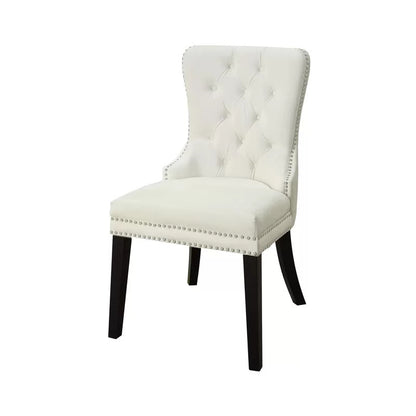 Slipper Chair: 22.83'' Wide Tufted Velvet Slipper Chair