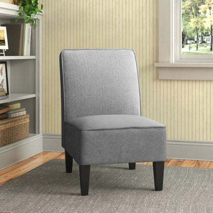 Slipper Chair: 22'' Wide Linen Slipper Chair