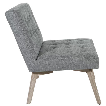 Slipper Chair: 26.5'' Wide Tufted Slipper Chair