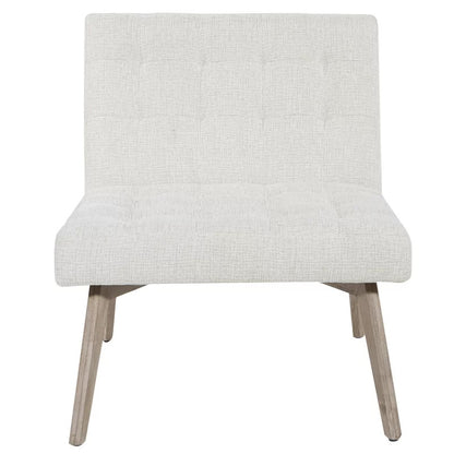 Slipper Chair: 26.5'' Wide Tufted Slipper Chair