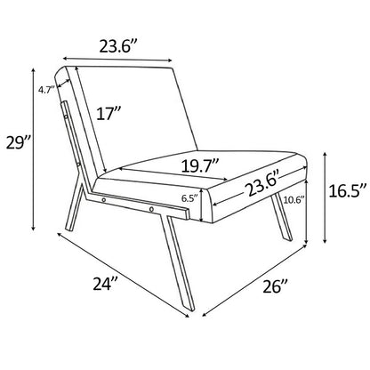 Slipper Chair: 26'' Wide Tufted Slipper Chair