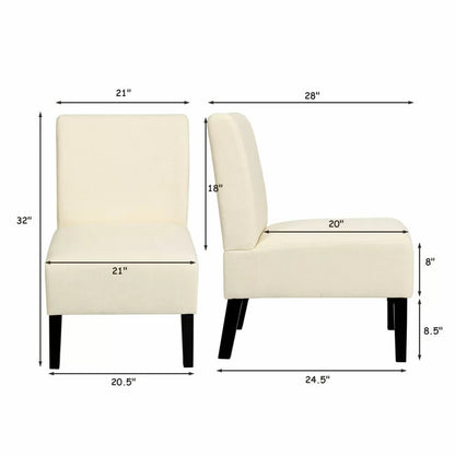 Slipper Chair: 28'' Wide Slipper Chair