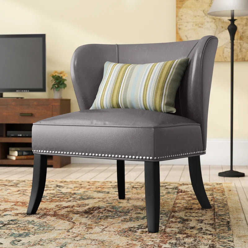 Slipper Chair: 30.75'' Wide Slipper Chair