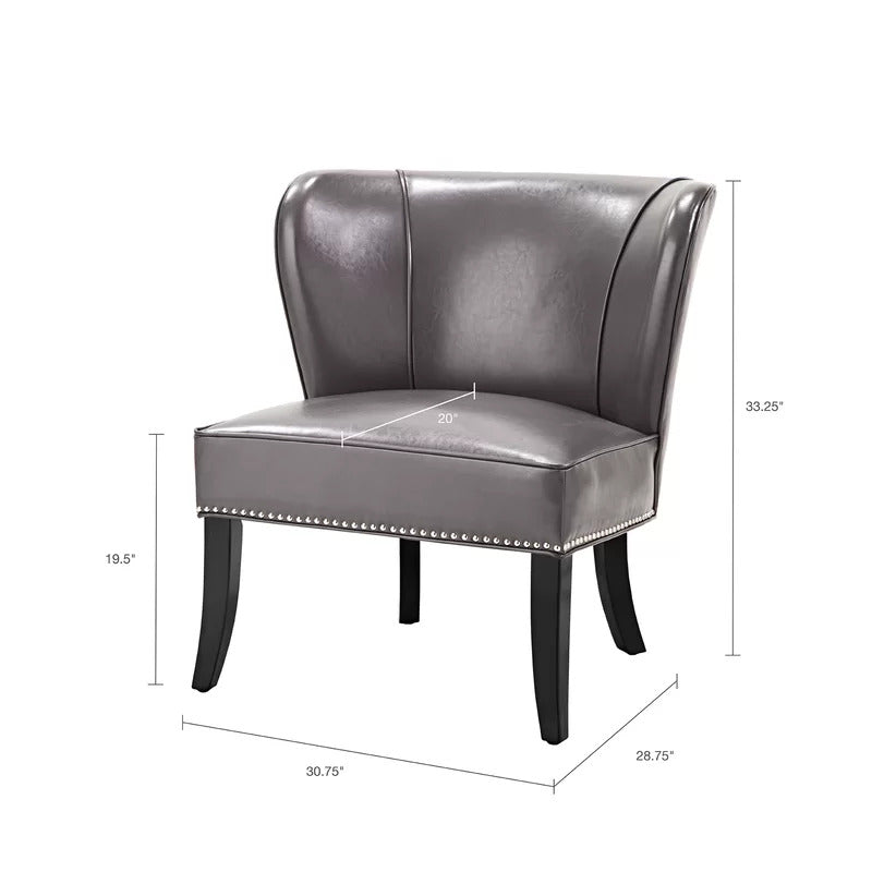 Slipper Chair: 30.75'' Wide Slipper Chair