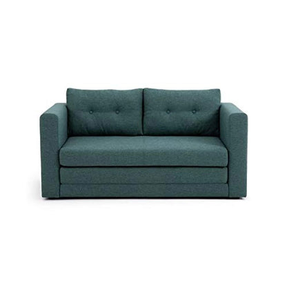 Sofa Cum Bed: Fabric 3 Seater Wooden Sofa Cum Bed for Living Room