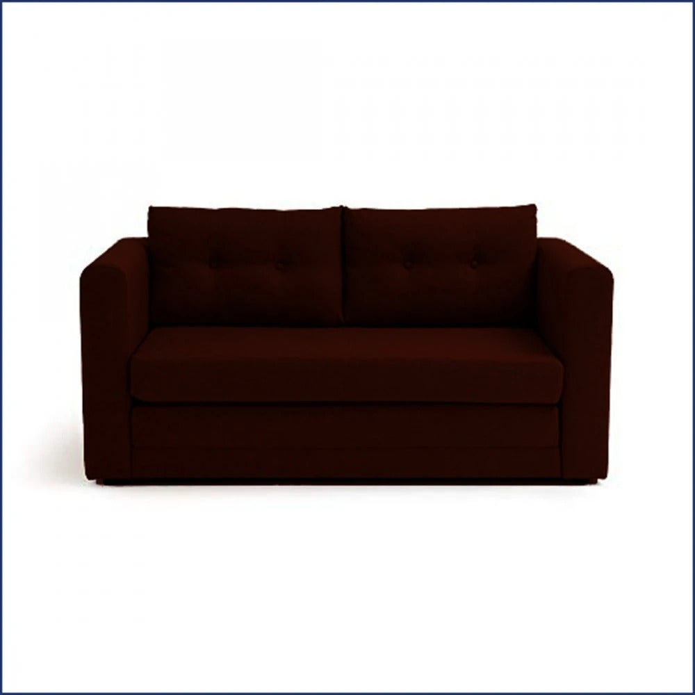 Sofa Cum Bed: Fabric 3 Seater Wooden Sofa Cum Bed for Living Room