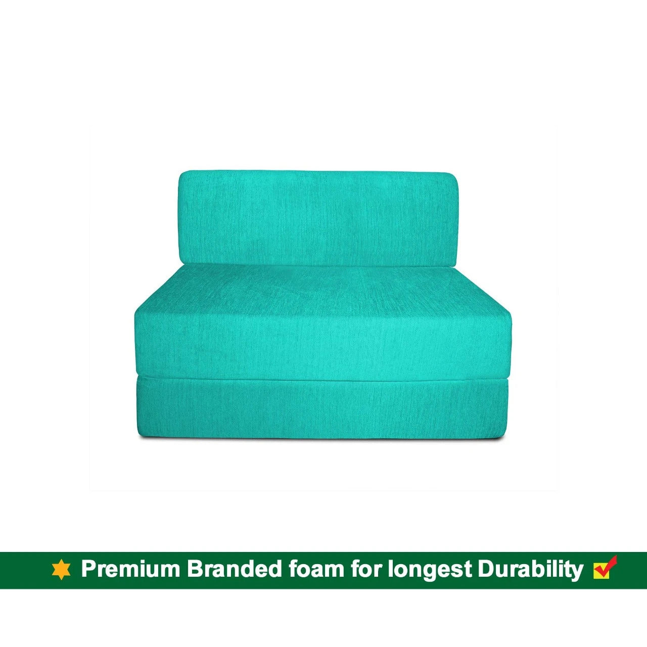 Sofa Cum Beds: 1 Seater Sofa Bed- - 2.5ft x 6ft Designer cushions