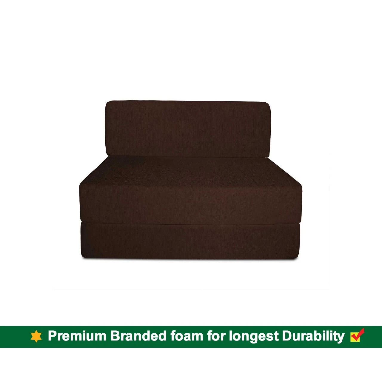 Sofa Cum Beds: 1 Seater Sofa Bed- - 2.5ft x 6ft Designer cushions