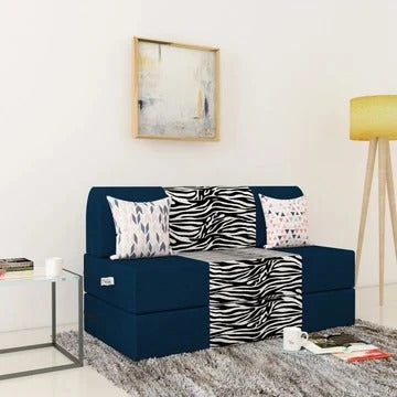 Sofa Cum Beds: 2 Seater Sofa Bed- 4ft x 6ft with Free micro fiber Designer cushions