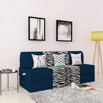 Sofa Cum Beds: 3 SEATER Sofa Cum Bed- with micro fiber Designer cushions