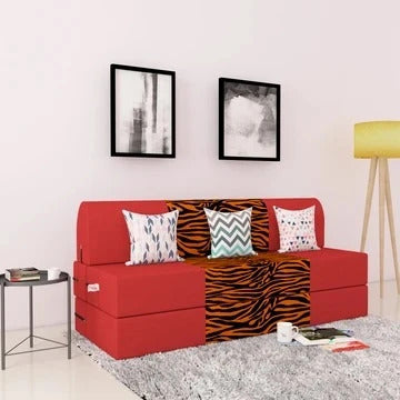Sofa Cum Beds: 3 SEATER Sofa Cum Bed- with micro fiber Designer cushions