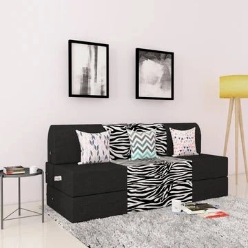 Sofa Cum Beds: 3 SEATER Sofa Cum Bed- with micro fiber Designer cushions