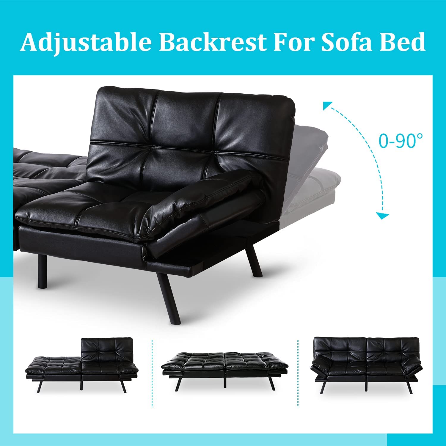 Sofa Cum Beds Convertible Loveseat for Compact Living Spaces