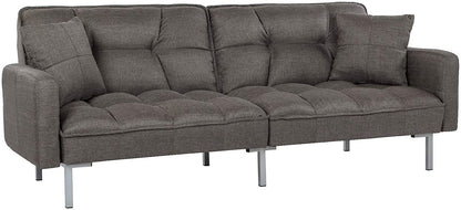 Sofa Cum Beds Fabric Split back Living Room Sleeper Futon