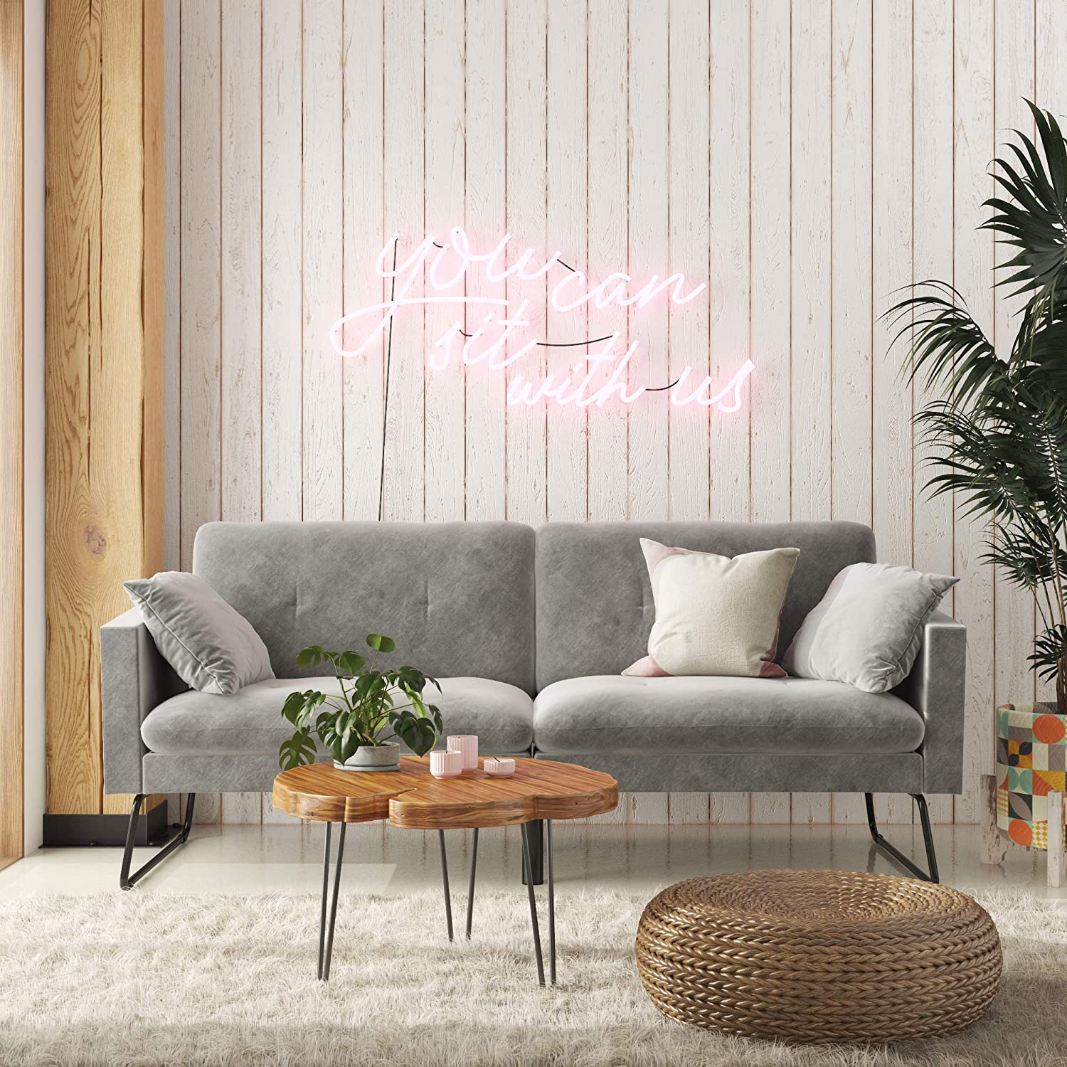 Sofa Cum Beds Pillows Velvet Futon, Gray 