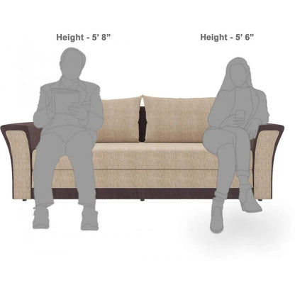 Sofa Cum bed: Fabric 3 Seater Sofa Cum for Living Room