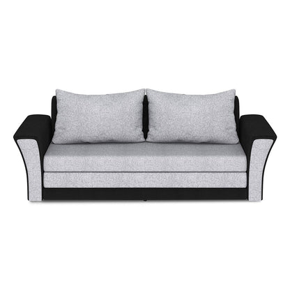 Sofa Cum bed: Fabric 3 Seater Sofa Cum for Living Room (Cream - Brown)