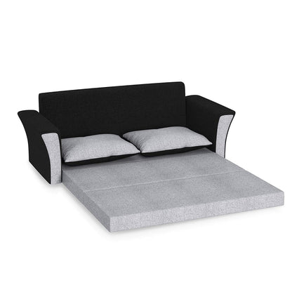 Sofa Cum bed: Fabric 3 Seater Sofa Cum for Living Room (Cream - Brown)