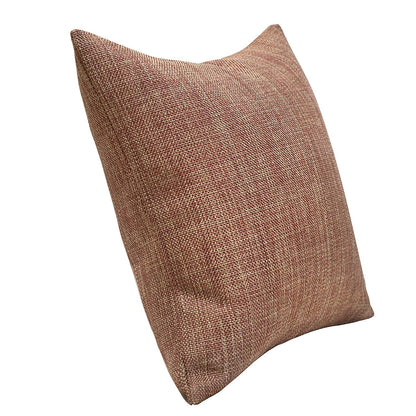  Solid Jute Cushion Covers Orange (Set of 5)