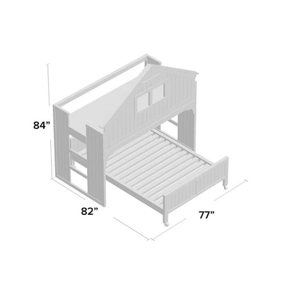 Bunk Bed: Solid Wood Standard Bunk Bed