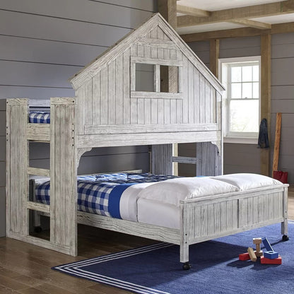 Bunk Bed: Solid Wood Standard Bunk Bed