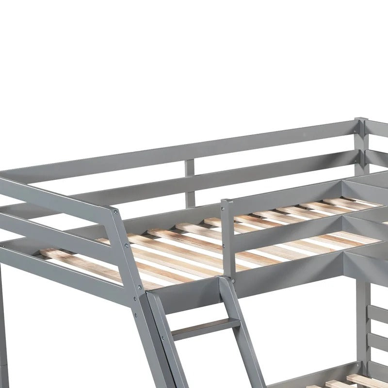 Bunk Bed: Standard Bunk Bed with Trundle