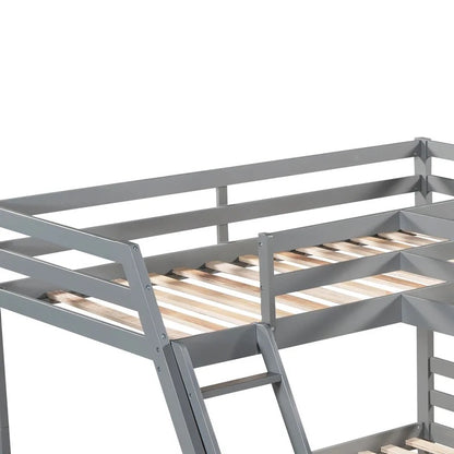Bunk Bed: Standard Bunk Bed with Trundle