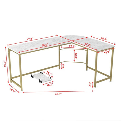 Computer Table: Stone 66.1'' Computer Desk
