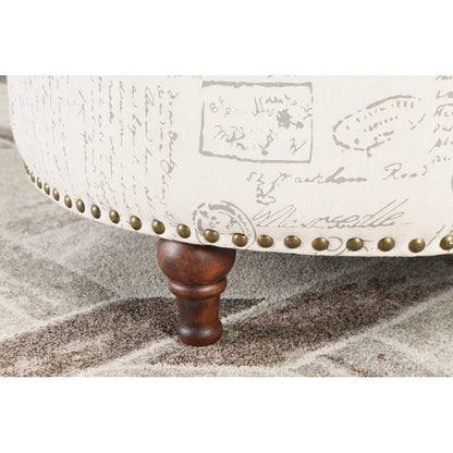 Storage Ottomans 32'' Wide Round Storage Ottoman with Storage