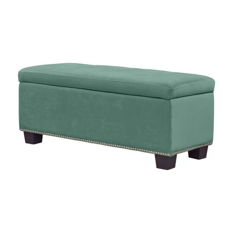 Storage Ottomans: 40'' Wide Tufted Rectangle Storage Ottoman with Storage