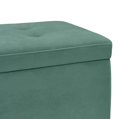 Storage Ottomans: 40'' Wide Tufted Rectangle Storage Ottoman with Storage
