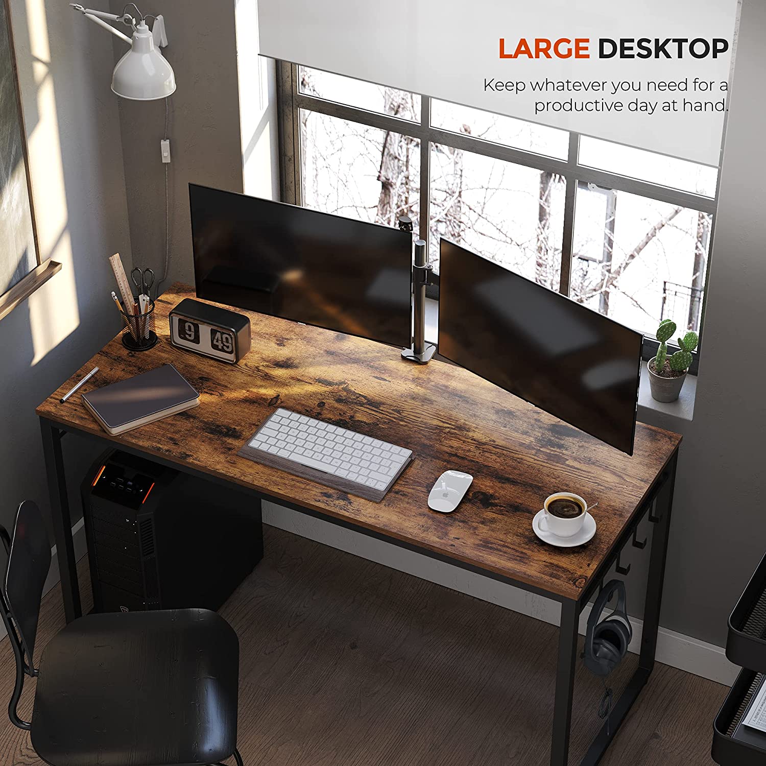 Study Table : 47 Inch Office Study Table, Work from Home