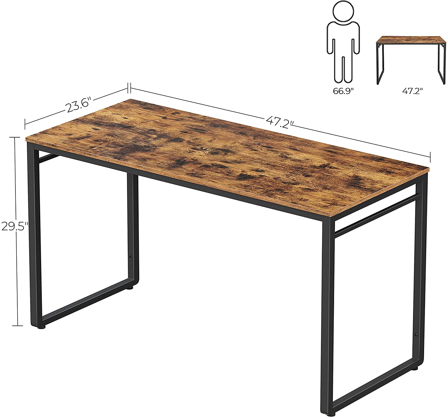 Study Table : 47 Inch Office Study Table, Work from Home