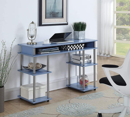 Study Table : Morden Study Table with Shelves