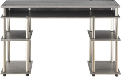 Study Table : Morden Study Table with Shelves
