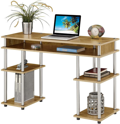 Study Table : Morden Study Table with Shelves