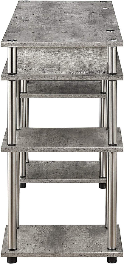 Study Table : Morden Study Table with Shelves