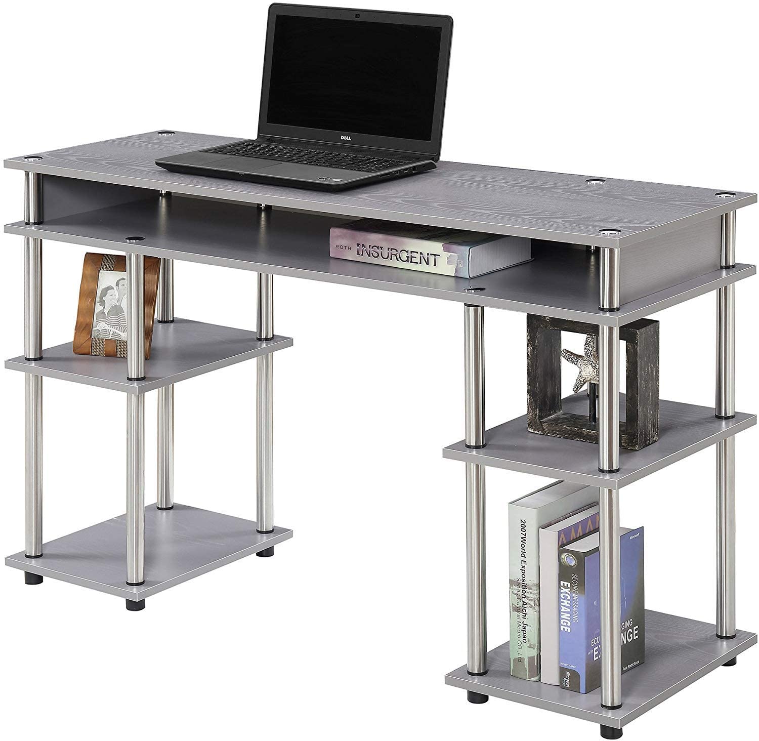 Study Table : Morden Study Table with Shelves