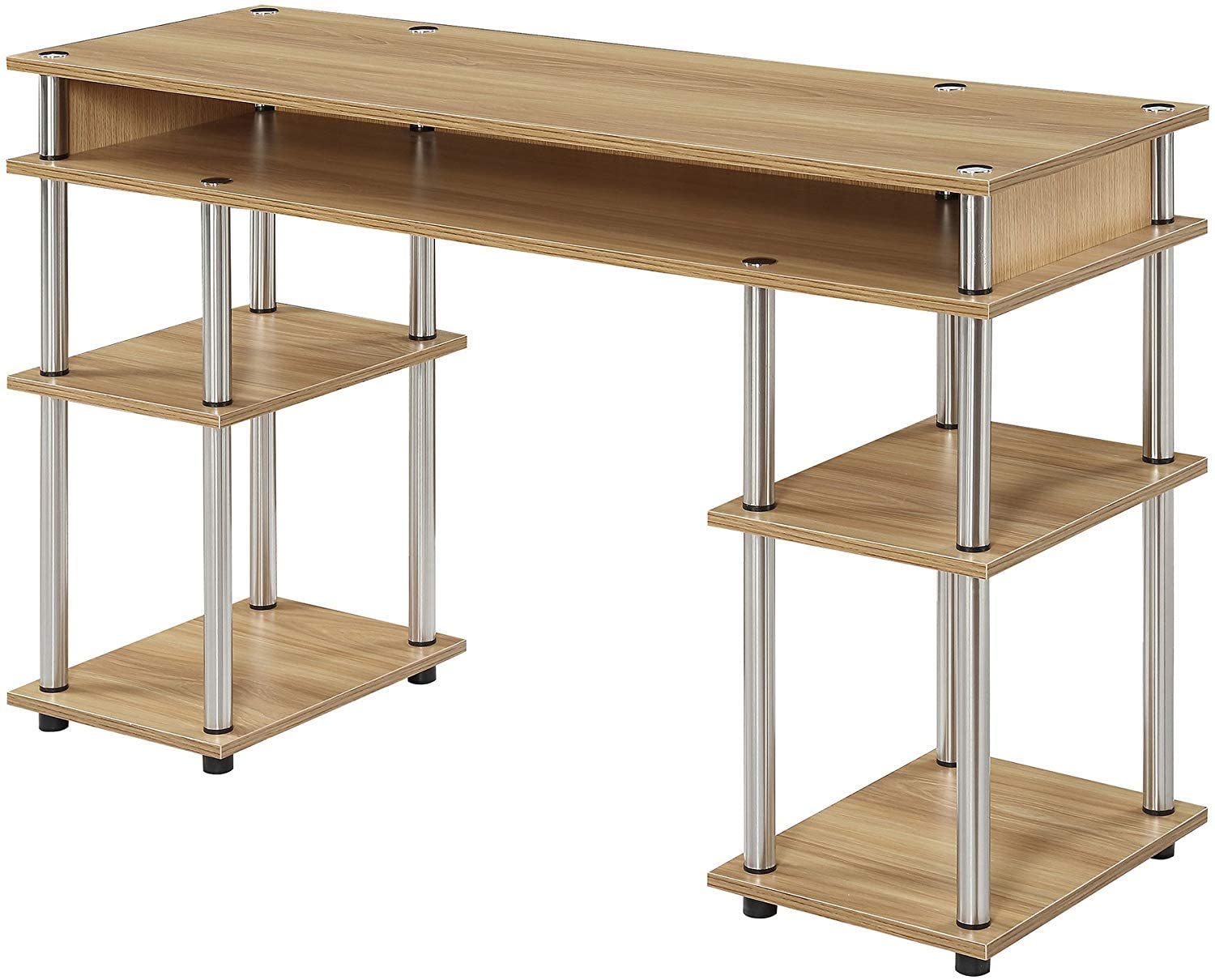 Study Table : Morden Study Table with Shelves