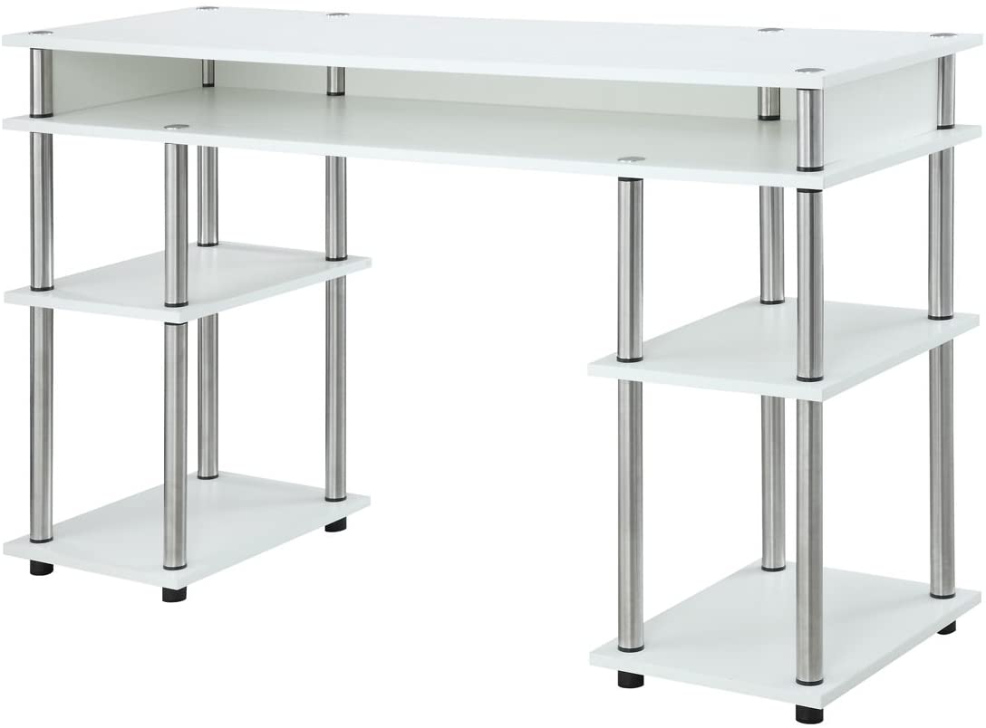 Study Table : Morden Study Table with Shelves