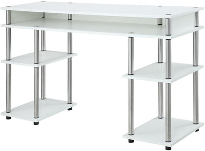 Study Table : Morden Study Table with Shelves