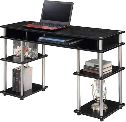 Study Table : Morden Study Table with Shelves