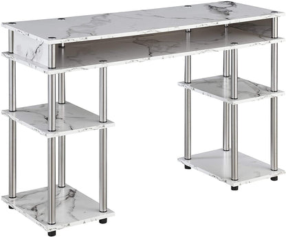 Study Table : Morden Study Table with Shelves