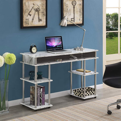 Study Table : Morden Study Table with Shelves