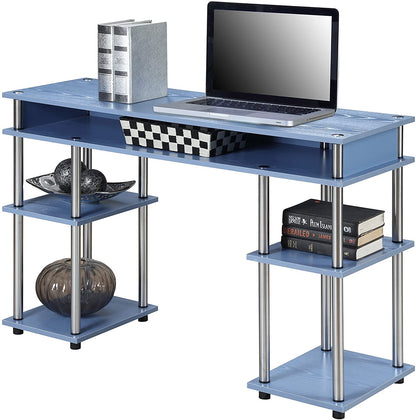 Study Table : Morden Study Table with Shelves