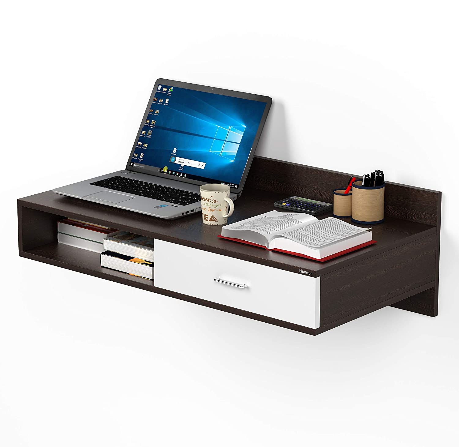 Study Table: Beynold Wall Mount Study Cum Laptop Table (Wenge)
