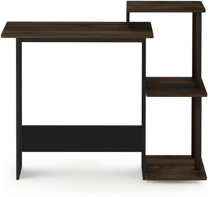Study Table : Computer Desk, Square Side Shelves & Study Table